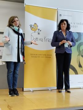 županja občine Divača in v.d. direktorica Doma na Krasu